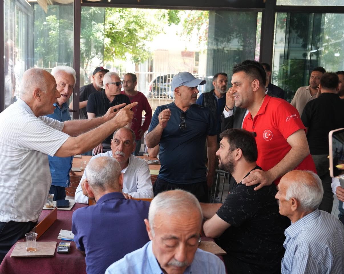 ESNAFI ZİYARET ETTİ, VATANDAŞLARIN TALEPLERİNİ DİNLEDİ