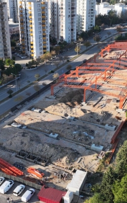Adana Koop Kapalı Semt Pazarı Çalışmaları