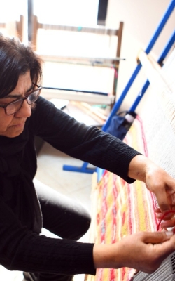 Çukurovalı Kadınlara Kilim Dokuma Kursu