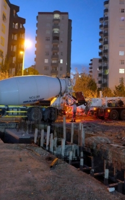 Adana Koop Kapalı Semt Pazarı Çalışmaları