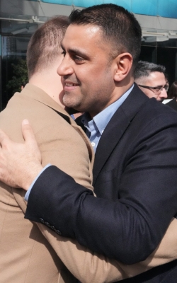 BAŞKAN KOZAY MESAİ ARKADAŞLARIYLA BAYRAMLAŞTI 