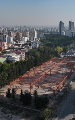 Adana Koop Kapalı Semt Pazarı Çalışmaları