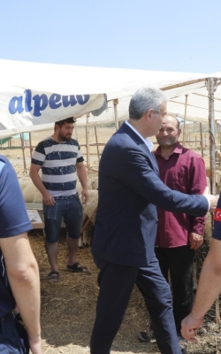 Çukurova Belediyesi Kurban Satış ve Kesim Yerlerini Denetledi̇