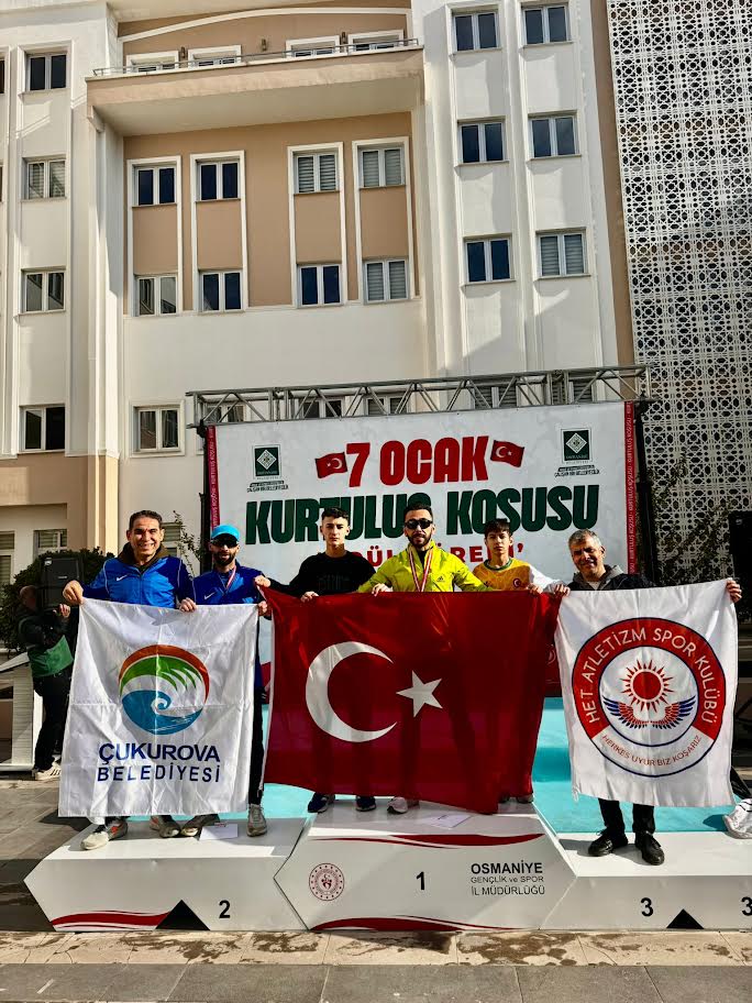 Çukurovalı atletler yeni yıla kupalarla başladı