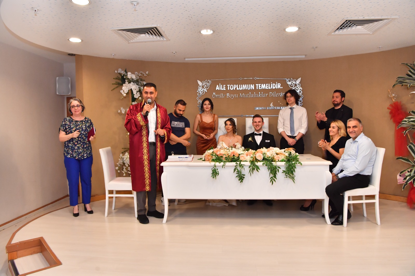 Başkan Kozay'dan İlk Nikah