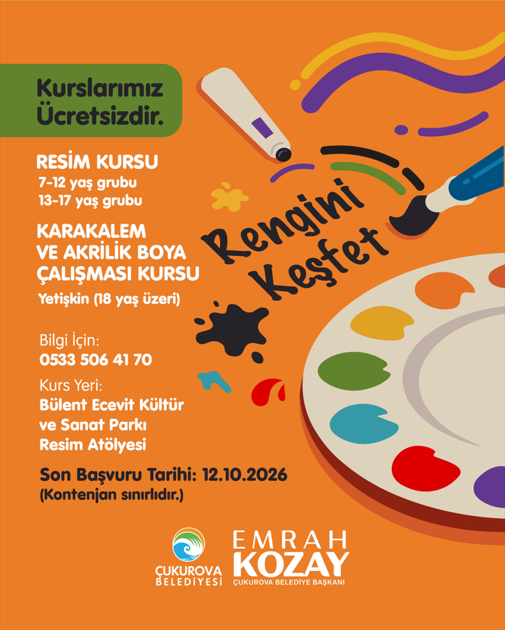 Karakalem ve Akrilik Resim Kursu (Yetişkin)