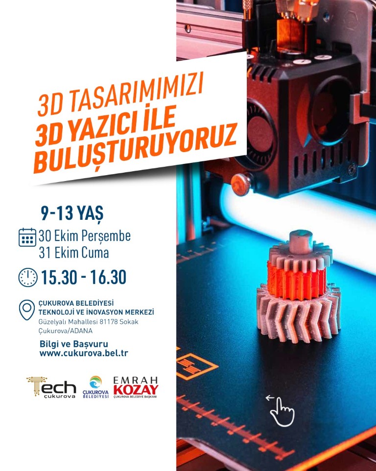 3D Tasarımımızı 3D Yazıcı İle Buluşturuyoruz