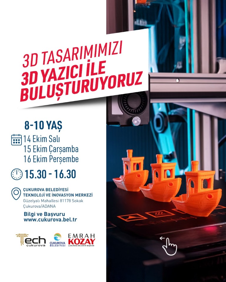 3D Tasarımımızı 3D Yazıcı İle Buluşturuyoruz.